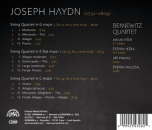 Haydn Joseph - J. Haydn: String Quartets in der Gruppe Externt_Lager / Naxoslager bei Bengans Skivbutik AB (4255662)
