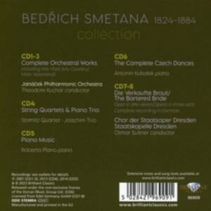 Smetana Bedrich - Smetana Collection (8Cd) in der Gruppe CD bei Bengans Skivbutik AB (4255681)