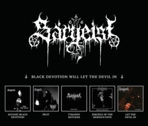 Sargeist - Black Devotion Will Let The Devil I in der Gruppe CD bei Bengans Skivbutik AB (4256063)