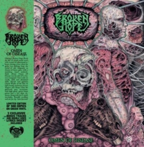 Broken Hope - Omen Of Disease (Green Vinyl) in der Gruppe VINYL / Hårdrock bei Bengans Skivbutik AB (4256829)