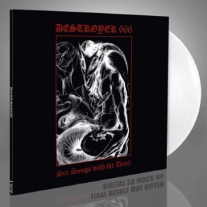 Destroyer 666 - Six Songs With The Devil (White Vin in der Gruppe VINYL bei Bengans Skivbutik AB (4257986)