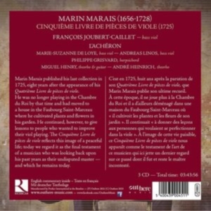 Marais Marin - Cinquieme Livre De Pieces De Viole in der Gruppe Externt_Lager / Naxoslager bei Bengans Skivbutik AB (4258223)