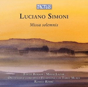 Simoni Luciano - Simoni: Missa Solemnis in der Gruppe CD bei Bengans Skivbutik AB (4258430)