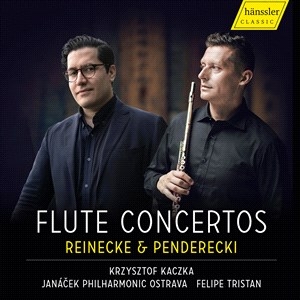 Reinecke / Penderecki - Flute Concertos in der Gruppe Externt_Lager / Naxoslager bei Bengans Skivbutik AB (4258450)