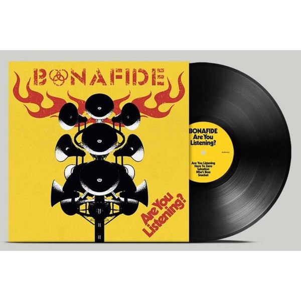Bonafide - Are You Listening? (Black Vinyl) in der Gruppe VINYL / Hårdrock/ Heavy metal bei Bengans Skivbutik AB (4258490)