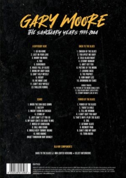 Gary Moore - The Sanctuary Years in der Gruppe CD / Rock bei Bengans Skivbutik AB (4259077)