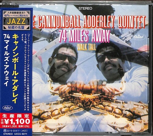 Cannonball Adderley - 74 Miles Away in der Gruppe CD / Jazz/Blues bei Bengans Skivbutik AB (4259564)