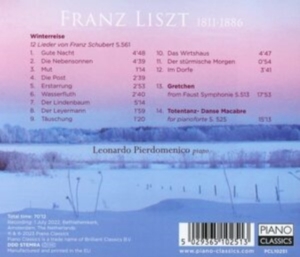 Leonardo Pierdomenico - Liszt: Winterreise (After Schubert) in der Gruppe Externt_Lager / Naxoslager bei Bengans Skivbutik AB (4261635)