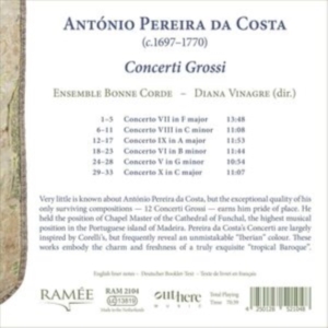 Ensemble Bonne Corde - Da Costa: Concerti Grossi in der Gruppe CD bei Bengans Skivbutik AB (4261657)