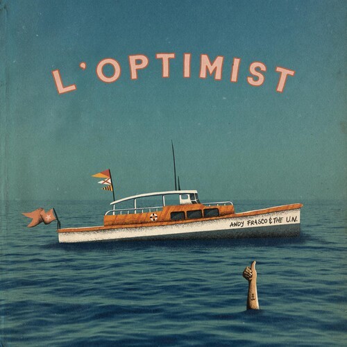 Andy Frasco & The U.N. - L'optimist (Electric Denim Vinyl) in der Gruppe VINYL / Pop bei Bengans Skivbutik AB (4262010)