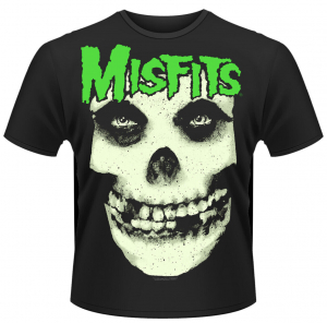 Misfits - T/S Glow Jurek Skull (M) in der Gruppe MERCHANDISE / T-shirt / Pop-Rock bei Bengans Skivbutik AB (4262916)