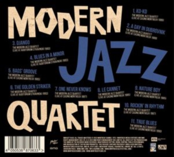 The Modern Jazz Quartet - Modern Jazz Quartet: The Montreux Y in der Gruppe CD / Jazz bei Bengans Skivbutik AB (4262934)