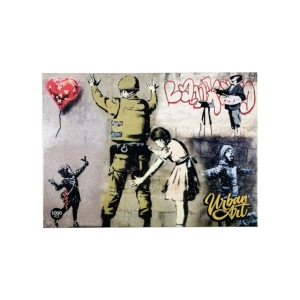 Banksy - Banksy Graffiti Painter (1000Pc) Puzzle in der Gruppe MERCHANDISE / Puzzle / Sonstiges bei Bengans Skivbutik AB (4264580)