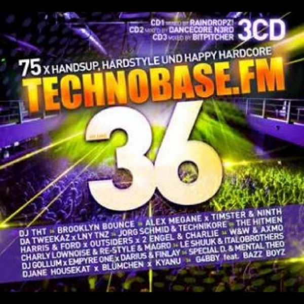 Various Artists - Technobase.Fm Vol. 36 in der Gruppe CD / Bestseller bei Bengans Skivbutik AB (4265434)