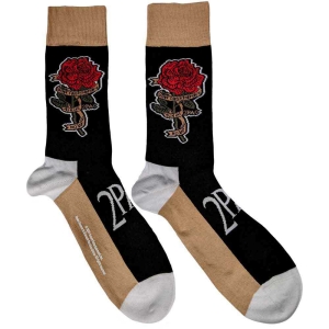 Tupac - Rose Uni Bl Socks (Eu 40-45) in der Gruppe MERCHANDISE / Merch / Hip Hop-Rap bei Bengans Skivbutik AB (4267736)