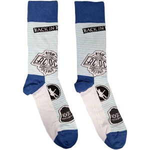 Ac/Dc - Icons Uni Blue Socks (Eu 40-45) in der Gruppe MERCH / Minsishops-merch / Ac/Dc bei Bengans Skivbutik AB (4267743)