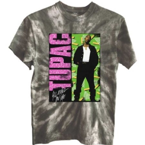 2Pac - Unisex T-Shirt: All Eyez On Me (Dye-Wash in der Gruppe Minishops /  bei Bengans Skivbutik AB (4267752r)