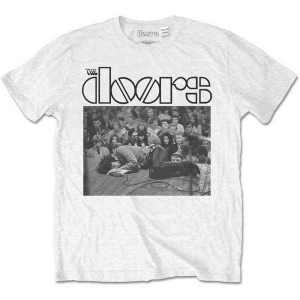 The Doors - Jim On Floor Uni Wht (XL) in der Gruppe MERCHANDISE / T-shirt / Pop-Rock bei Bengans Skivbutik AB (4267827)