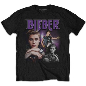 Justin Bieber - Unisex T-Shirt: JB Homage in der Gruppe CDON - Exporterade Artiklar_Manuellt / T-shirts_CDON_Exporterade bei Bengans Skivbutik AB (4267887r)