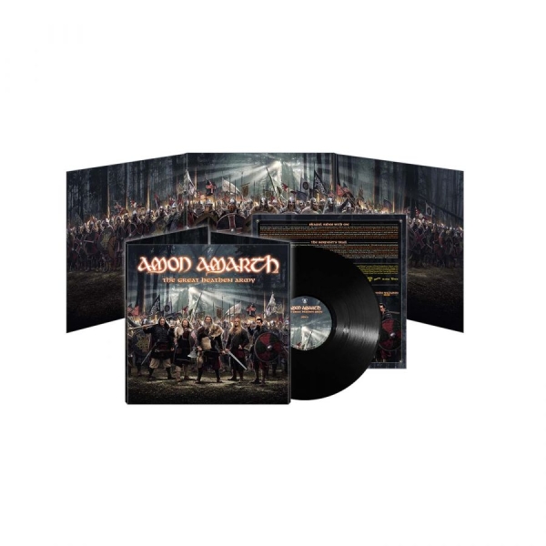 Amon Amarth - Great Heathen Army (Black Vinyl) in der Gruppe VINYL / Hårdrock,Svensk Musik bei Bengans Skivbutik AB (4270731)