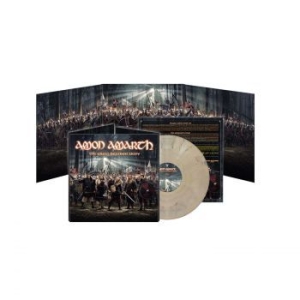 Amon Amarth - Great Heathen Army (White Marble Vi in der Gruppe VINYL / Hårdrock,Svensk Folkmusik bei Bengans Skivbutik AB (4270737)