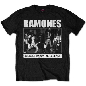 Ramones - Unisex T-Shirt: CBGB 1978 in der Gruppe Minishops / Ramones bei Bengans Skivbutik AB (4271657r)