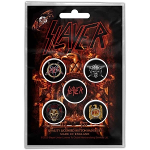 Slayer - Eagle Button Badge Pack in der Gruppe MERCHANDISE / Accessoarer / Hårdrock bei Bengans Skivbutik AB (4271732)