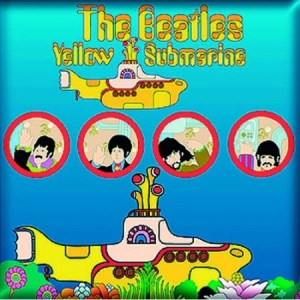 The Beatles - Fridge Magnet: Yellow Submarine Porthole in der Gruppe Minishops / Beatles bei Bengans Skivbutik AB (4271755)