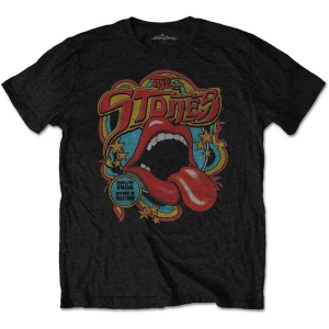 Rolling Stones - Retro 70S Vibe Uni Bl T-Shirt in der Gruppe MERCHANDISE / T-shirt / Pop-Rock bei Bengans Skivbutik AB (4272678r)