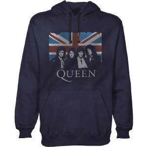 Queen - Unisex Pullover Hoodie: Union Jack in der Gruppe MERCHANDISE / Kapuzenpullover / Pop-Rock bei Bengans Skivbutik AB (4273059)