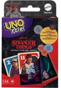 Mattel Games - UNO Flip Stranger Things in der Gruppe Merchandise bei Bengans Skivbutik AB (4273951)