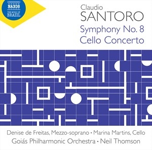 Santoro Claudio - Symphony No. 8 Cello Concerto Tre in der Gruppe CD bei Bengans Skivbutik AB (4275279)