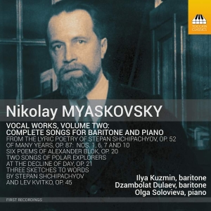 Myaskovsky Nikolay - Vocal Works, Vol. 2 in der Gruppe CD bei Bengans Skivbutik AB (4275358)