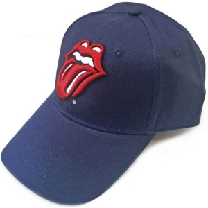 Rolling Stones - Classic Tongue Navy Baseball C in der Gruppe MERCHANDISE / Merch / Pop-Rock bei Bengans Skivbutik AB (4276410)
