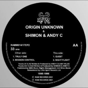 Origin Unknown / Shimon & Andy C - Truly One / Mission Control /Quest in der Gruppe VINYL bei Bengans Skivbutik AB (4278376)