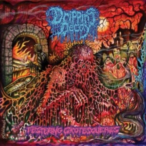 Dripping Decay - Festering Grotesqueries (Purple Wit in der Gruppe VINYL / Hårdrock bei Bengans Skivbutik AB (4278447)