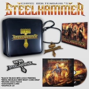 Chris Bohltendahl's Steelhammer - Reborn In Flames (Box) in der Gruppe CD / Hårdrock bei Bengans Skivbutik AB (4280213)