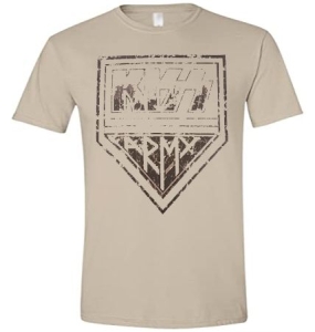 Kiss - Kiss T-Shirt Kiss Army (Beige) in der Gruppe Merchandise bei Bengans Skivbutik AB (4280403)