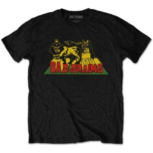 Bad Brains - Bad Brains Unisex T-Shirt: Lion Crush (M) in der Gruppe -Start Tshirt bei Bengans Skivbutik AB (4281724)