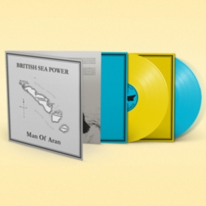 British Sea Power - Man Of Aran (Yellow And Blue Vinyl) in der Gruppe VINYL / Pop-Rock bei Bengans Skivbutik AB (4283010)