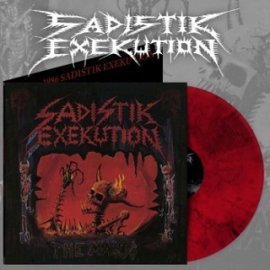 Sadistik Exekution - Magus (Red/Black Splatter Vinyl Lp) in der Gruppe VINYL bei Bengans Skivbutik AB (4283018)