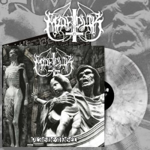 Marduk - Plague Angel (White Marbled Vinyl L in der Gruppe VINYL / Hårdrock/ Heavy metal bei Bengans Skivbutik AB (4283019)