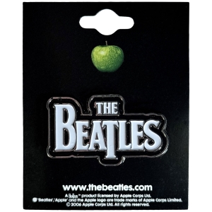 The Beatles - Drop T Logo Wht Pin Badge in der Gruppe MERCHANDISE / Merch / Pop-Rock bei Bengans Skivbutik AB (4284680)