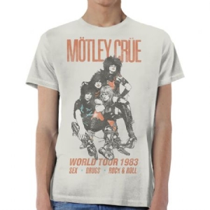 Motley Crue - Unisex T-Shirt: World Tour Vintage in der Gruppe CDON - Exporterade Artiklar_Manuellt / T-shirts_CDON_Exporterade bei Bengans Skivbutik AB (4285404r)