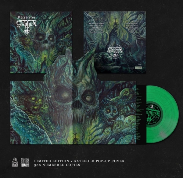 Asphyx - Necroceros (Pop-Up Green Vinyl Lp) in der Gruppe VINYL / Hårdrock bei Bengans Skivbutik AB (4288091)