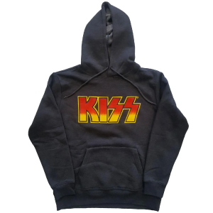 Kiss - KISS Unisex Pullover Hoodie: Classic Log in der Gruppe MERCHANDISE / Kapuzenpullover / Hårdrock bei Bengans Skivbutik AB (4289764r)