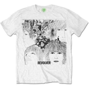 The Beatles - Revolver Album Cover Uni Wht    in der Gruppe MERCH / T-Shirt / Rockoff_Nya April24 bei Bengans Skivbutik AB (4289815r)