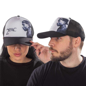Tupac - Profile Photo Bl/Wht Mesh-Back C in der Gruppe MERCHANDISE / Merch / Hip Hop-Rap bei Bengans Skivbutik AB (4289894)