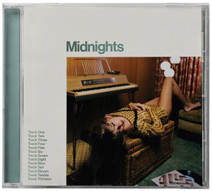 Taylor Swift - Midnights (Jade Green Cd) in der Gruppe CD / Pop-Rock bei Bengans Skivbutik AB (4289948)