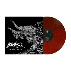 Asinhell - Impii Hora (Crimson Red Marbled Vin in der Gruppe -Start Metal Blade bei Bengans Skivbutik AB (4290746)